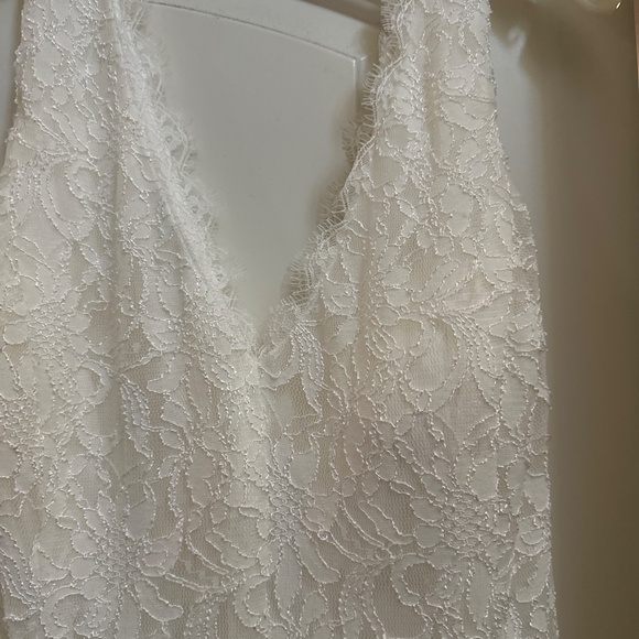 David’s Bridal Studio Lace Wedding Dress - Picture 3 of 6